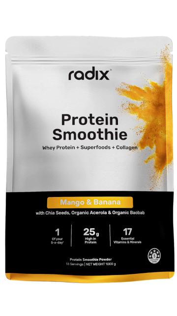 Whey Protein Smoothie 1kg (Mango and Banana) 